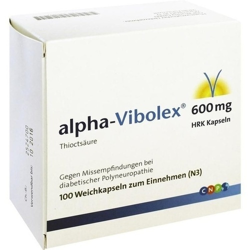 Alpha-Vibolex (liponsav) 600mg 100db