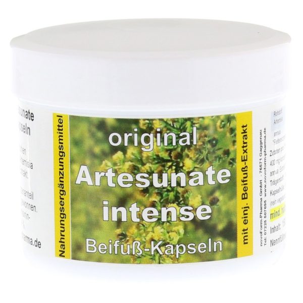 Az artesunate (ART) az artemisinin származéka, amely az Artemisia annua (egynyári üröm) kínai gyógynövény aktív hatóanyaga
