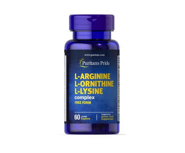 L-Arginin,L-Ornithine,L-Lysine Tri-Amino 60db.