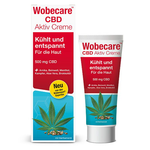 Wobenzym aktív krém CBD olajjal 100ml.