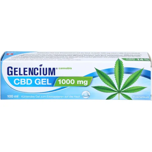 GELENCIUM Cannabis 1000mg. CBD Gél 100 ml