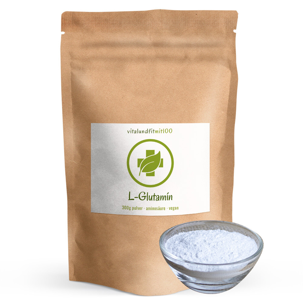 L-Glutamin por 300 g – 100% L-Glutamin